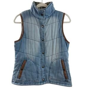 Element Blue and Brown Women's Vest